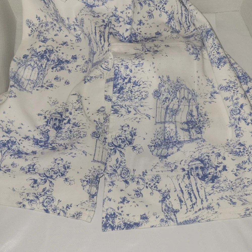 Chico's Floral Square-Neck Top - Picture 3 of 4